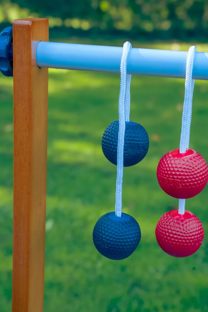 Houten Laddergolf soft bolas, foto 2